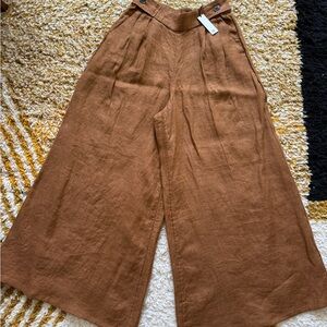 Banana Republic 100% Linen Wide Leg Pant